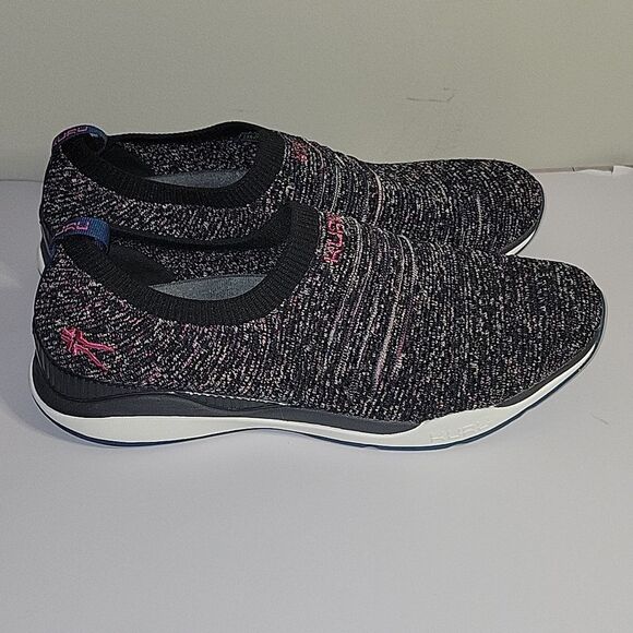 KURU STRIDE Slip On Shoe Sneaker -  Black Confetti Size 12 Womens - Picture 1 of 10